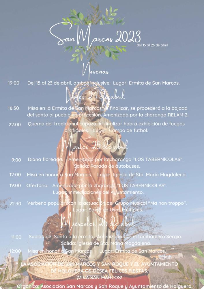 Imagen 24, 25 y 26 de Abril - San Marcos 2023