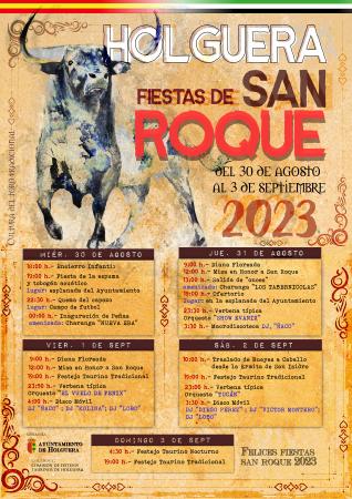 Imagen Fiestas de San Roque 2023 - del 30 de agosto al 3 de septiembre.
