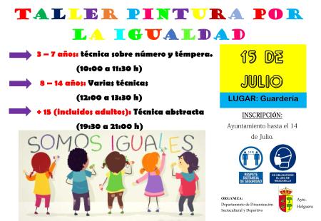 Imagen 15 de Julio - Taller de pintura por la igualdad