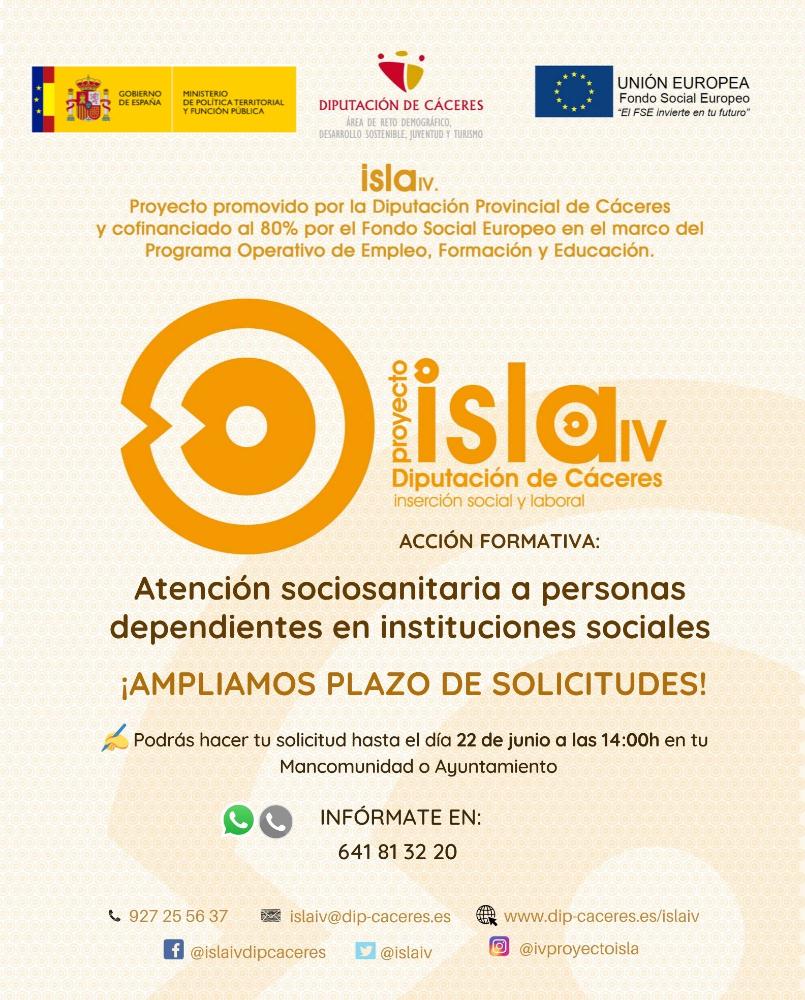 Imagen Ampliación del plazo de solicitudes Proyecto Isla IV