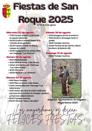 Imagen Del 27 al 31 de Agosto - Fiestas de San Roque 2025