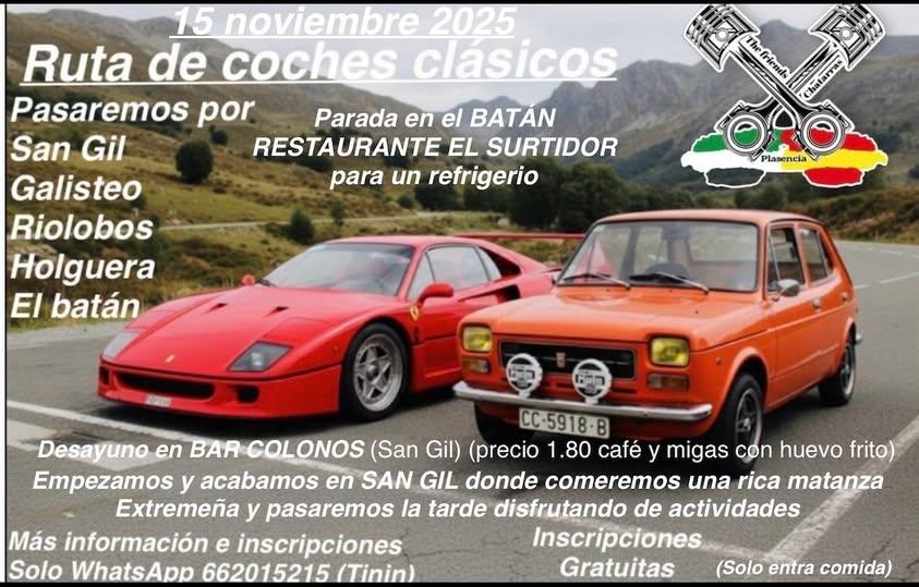 Imagen 15 de Noviembre - Ruta de coches clásicos
