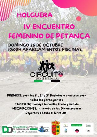 Imagen 26 de Octubre - lV encuentro femenino de petanca