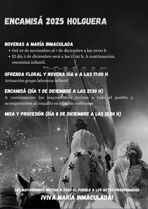 Imagen La Encamisá 2025 en Holguera