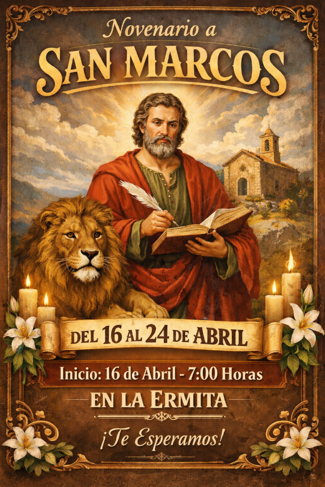 Imagen Del 16 al 24 de Abril - Novenario a San Marcos.