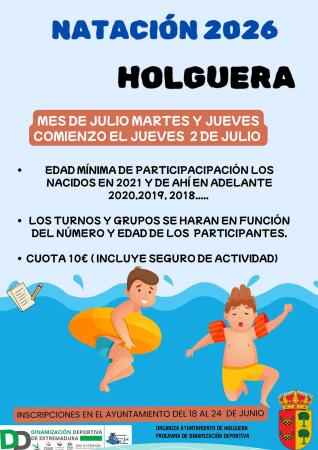 Imagen Natación 2026 en Holguera