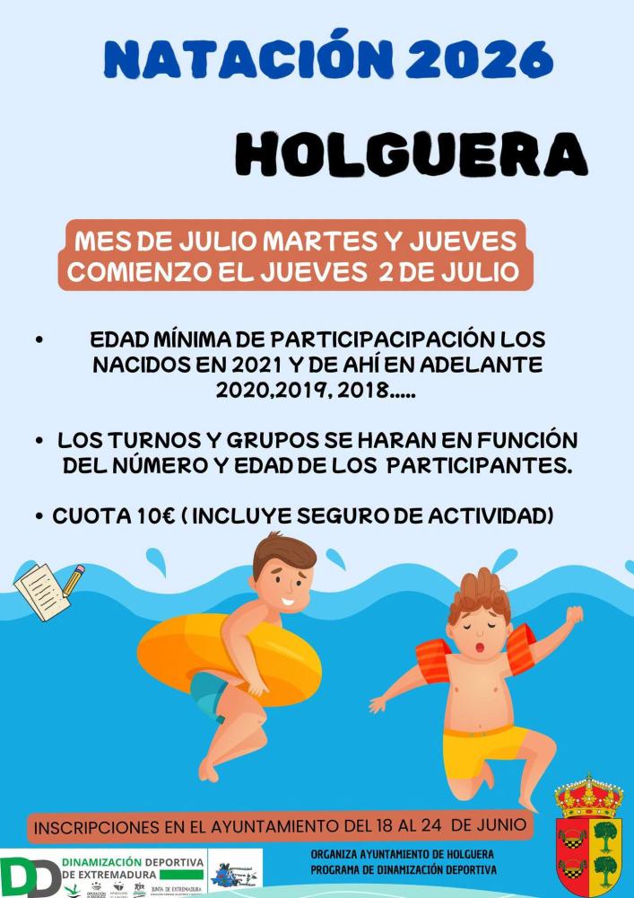 Imagen Natación 2026 en Holguera